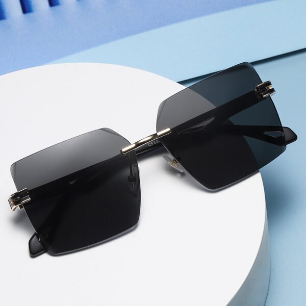 European And American Frameless Trimming Sunglasses Fashion - Image 10