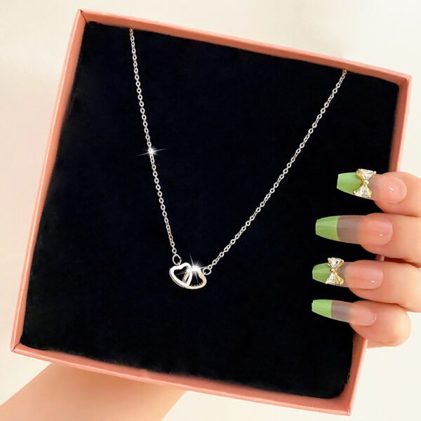 Women's Sunflower Zirconium Pearl Short Necklace - Image 2