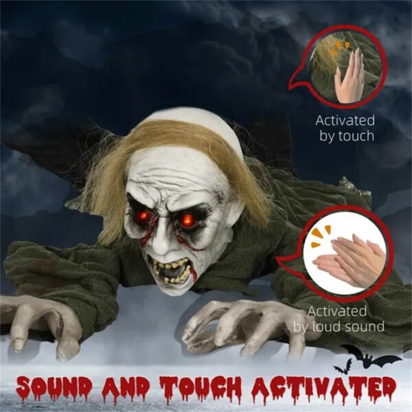 Animated Crawling Zombie Prop