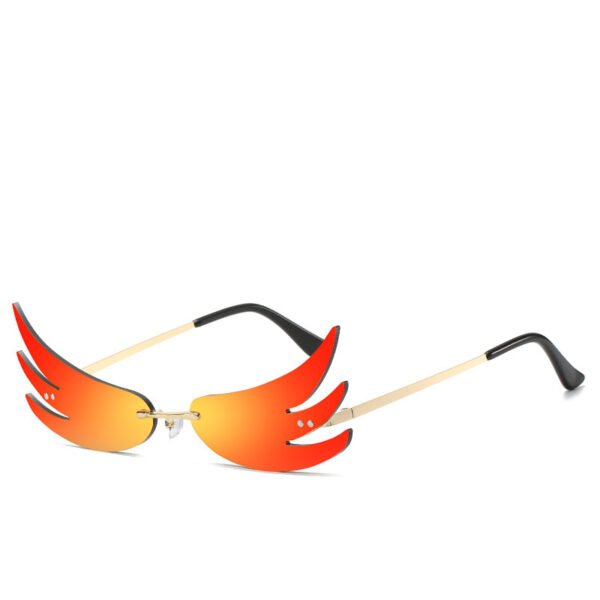 Flame sunglasses reflective sunglasses - Image 3