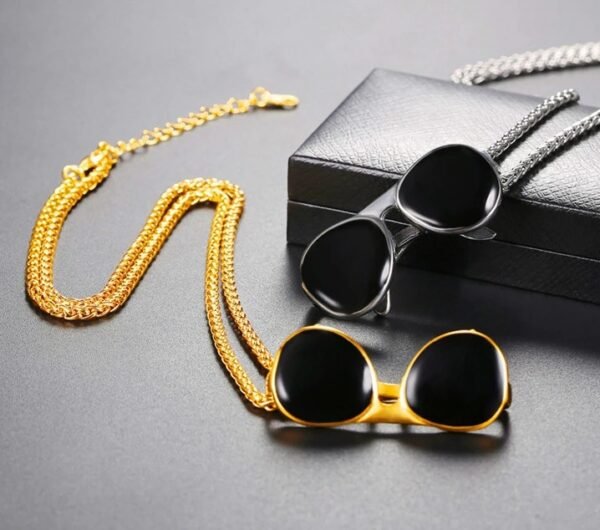Gold Plated Sunglass Necklace