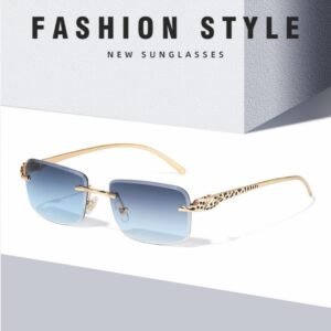 Cheetah Frameless Sunglasses