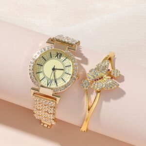 Diamond Gold Bracelet Watch