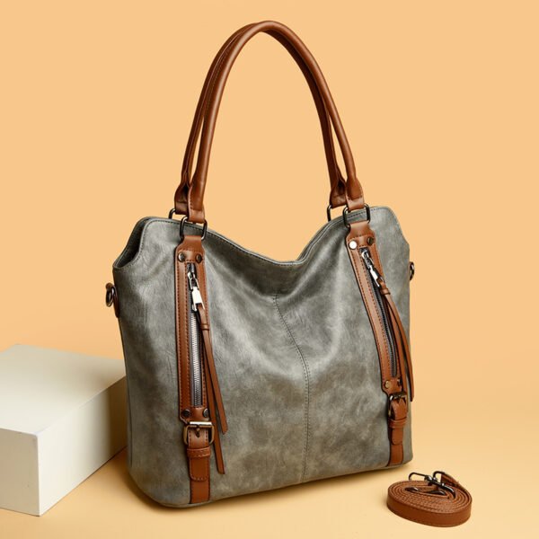 Women's Large Capacity PU Shoulder Messenger Bag - Image 4