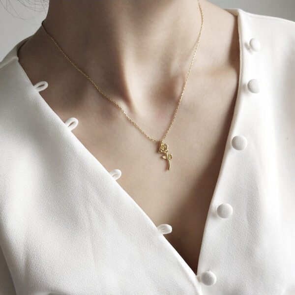 Rose Gold Necklace Necklace Necklace - Image 4