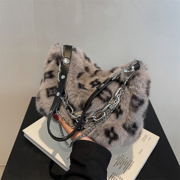 Plush Baguette Bag