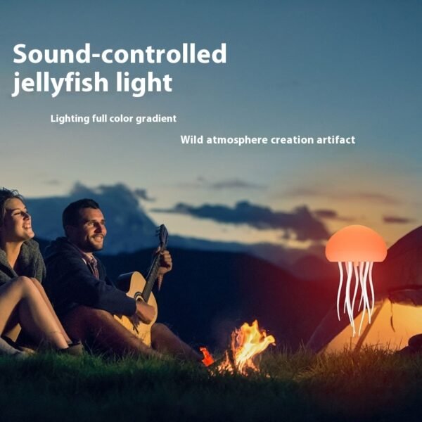 Jellyfish Mood Lamp LED Jellyfish Night Light Portable Jellyfish Lamp Jellyfish Decorations Smart Table Lamp For Bedside Desk - Image 10