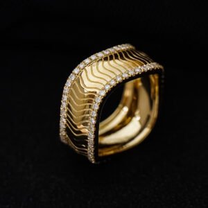 Sterling Silver Geometric Ring