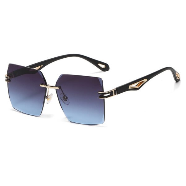 European And American Frameless Trimming Sunglasses Fashion - Image 5