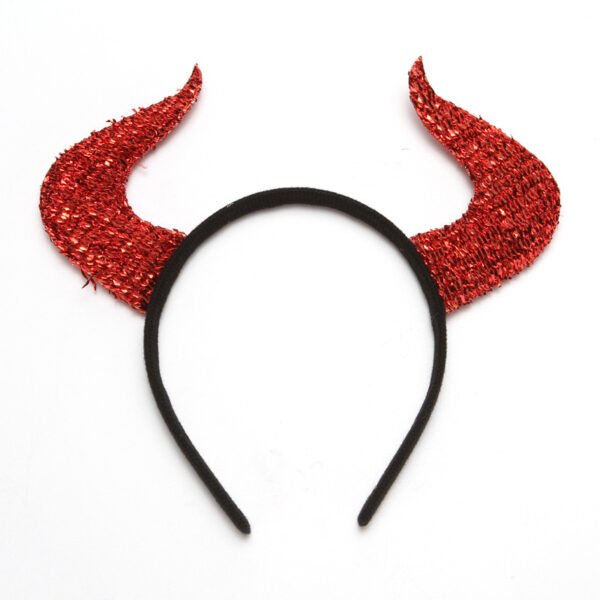 Halloween Horn Fork Headband Decoration - Image 4