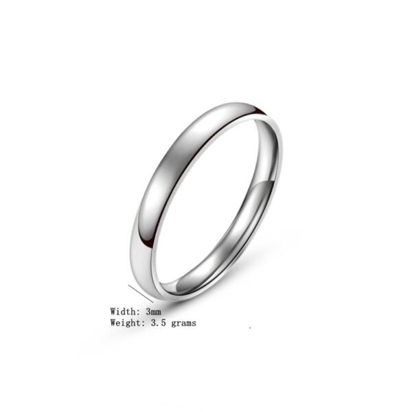 Unisex Korean-Style Arc Titanium Steel Bracelet - Image 3
