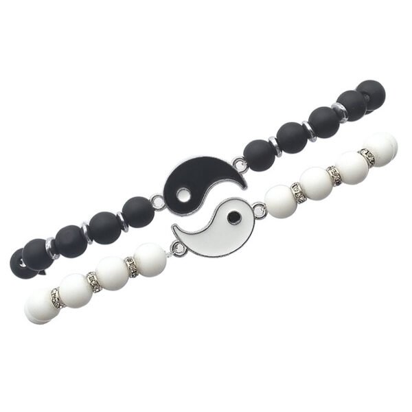 Yin Yang Bagua Natural Stone Best Friend Bracelets - Image 5