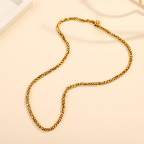 Personality Simple Titanium Steel No Fading Snake Bones Chain - Image 7