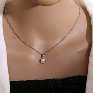 Sunflower Pearl Necklace