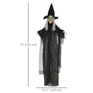 Light-Up Witch Halloween Decoration