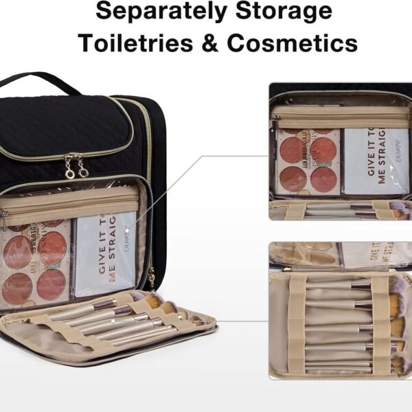 Women's Waterproof Large Capacity Plaid Travel Bag - Image 8