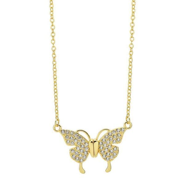 Women's Butterfly Titanium Steel Clavicle Necklace - Image 4