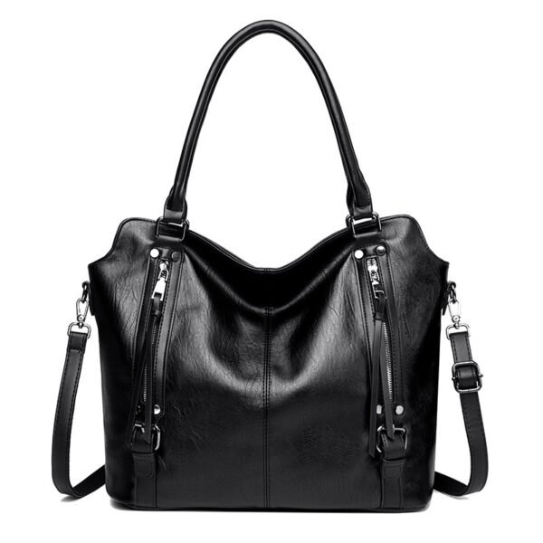 Women's Large Capacity PU Shoulder Messenger Bag - Image 8