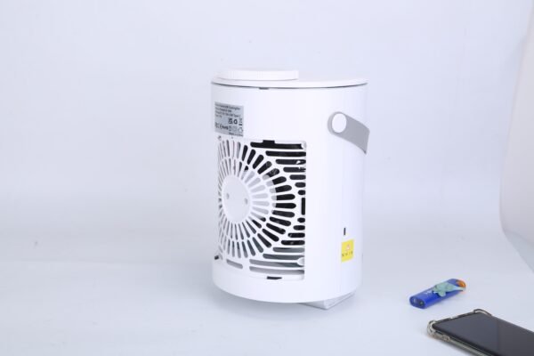 Portable Air Conditioner Fan Evaporative Humidifier 3 Speed Spray Personal Cold Mist Air Cooler Desk Table Fan Water Tank Night Light Adjustable Angel Room Home Office - Image 6