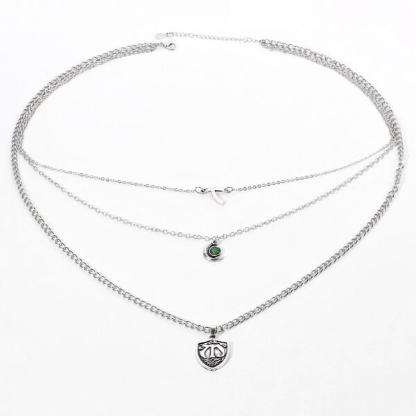 Multilayer short necklace necklace - Image 4