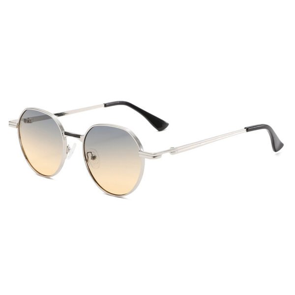 Round Metal Sunglasses UV400 Sunglasses - Image 9