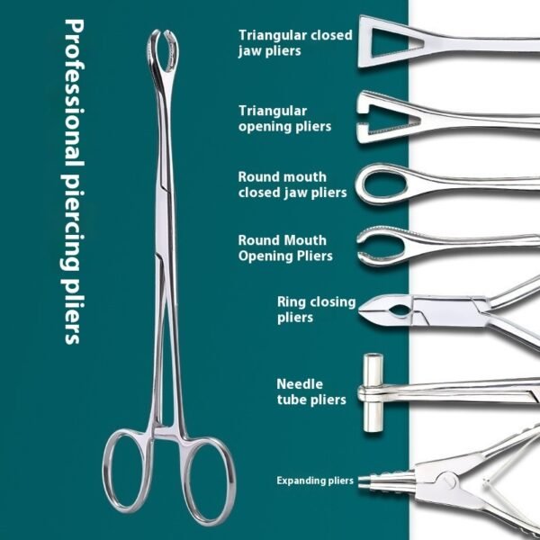 Piercing Forceps Set