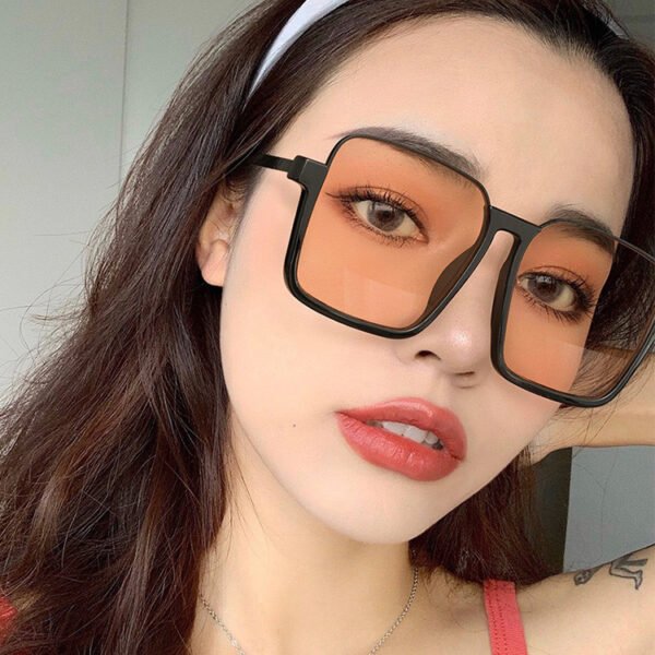 Retro Sunglasses Fashion Net Red Sunglasses Square Sunglasses - Image 3