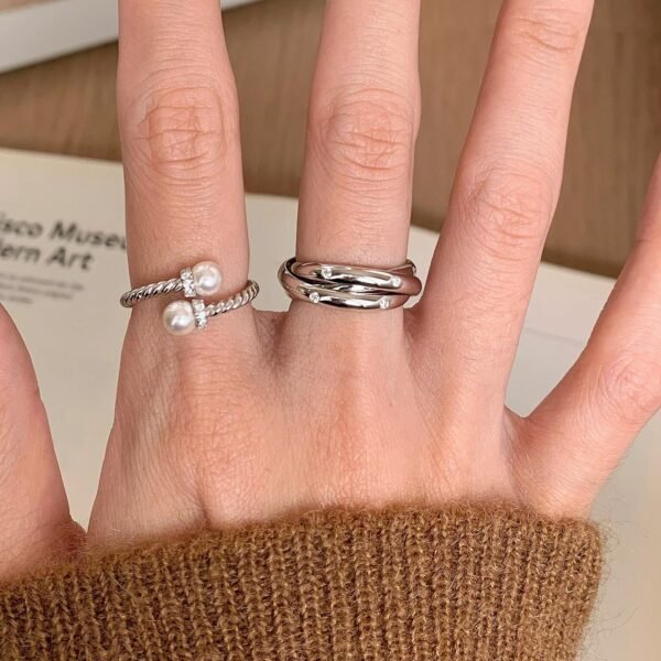 Sterling Silver Trinity Ring