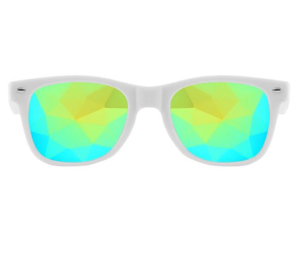 Rice Nail Glass Faceted Kaleidoscope Glasses Dance Bar Photo Props Glasses - Image 6
