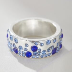 Retro Geometric Ring
