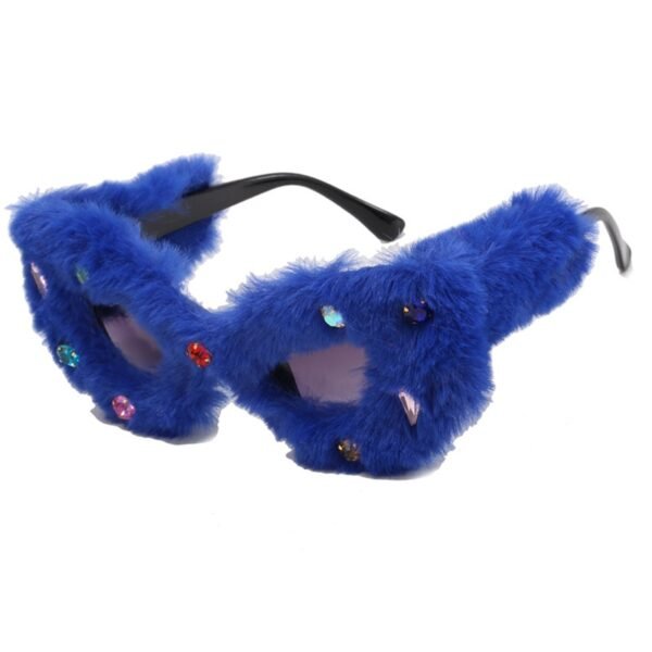 New Cat Eye Studded Diamond Sunglasses - Image 2