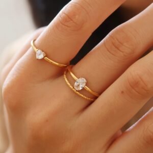 Heart Oval Ring