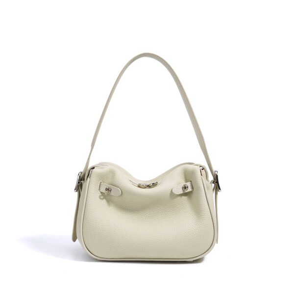 Women's Casual Cowhide Pillow Shoulder Messenger Bag - Image 3