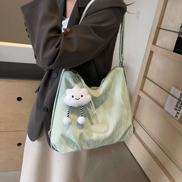 Women's Large Capacity PU Bucket Tote Bag - Image 8