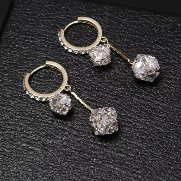 Rhinestone Drop Earrings