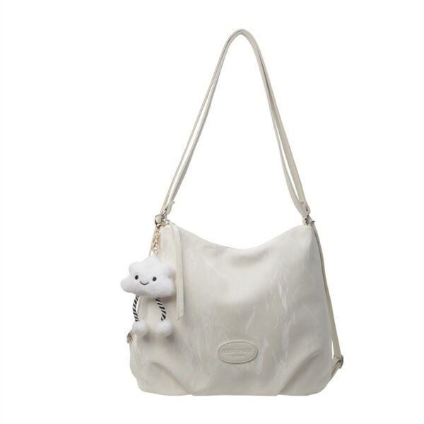 Women's Large Capacity PU Bucket Tote Bag - Image 2