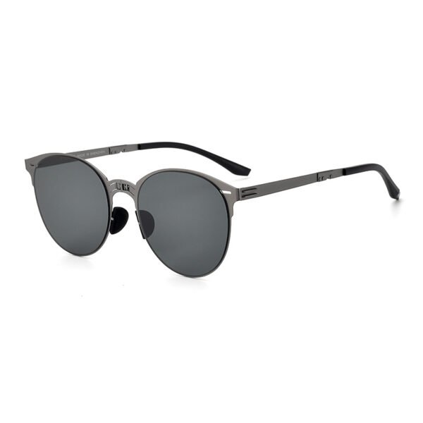 Lightweight Folding Men's Stainless Steel Fashion Vintage Sunglasses - Image 6