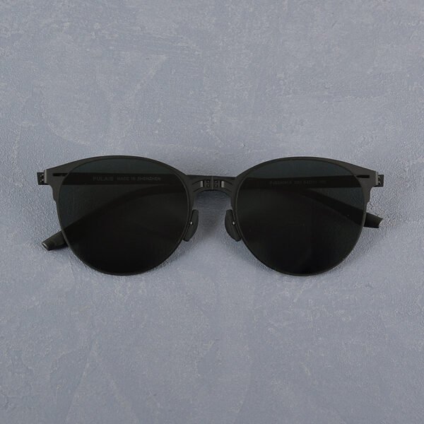 Lightweight Folding Men's Stainless Steel Fashion Vintage Sunglasses - Image 7