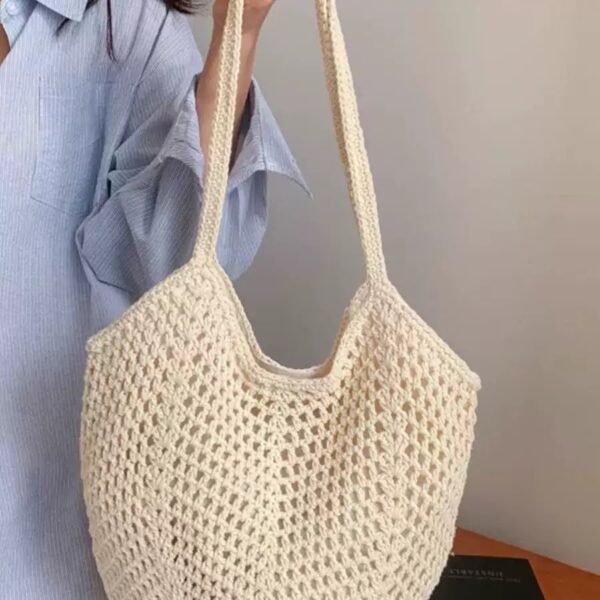 Straw Beach Tote Bag