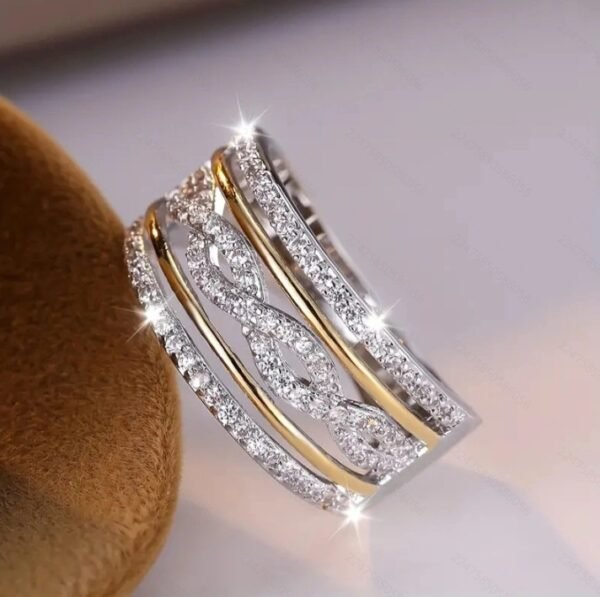 Hollow Jeweled Ring