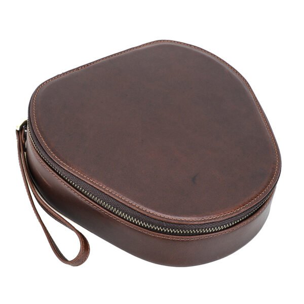 Genuine Leather Wireless Earphone Storage Case - Image 3