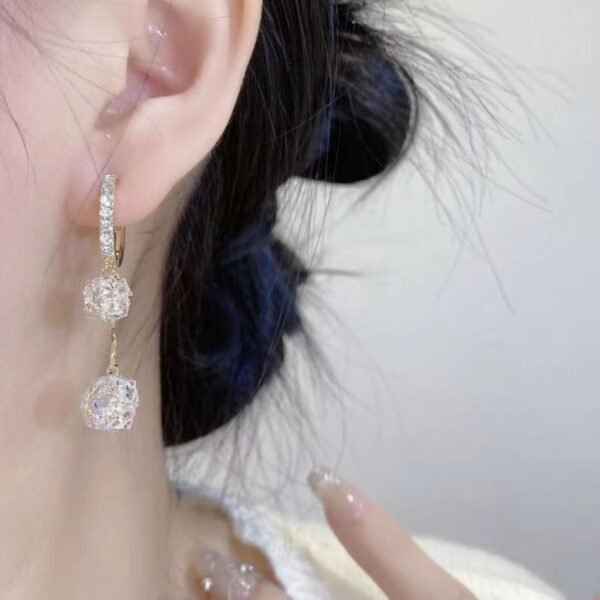 Rhinestone Drop Earrings