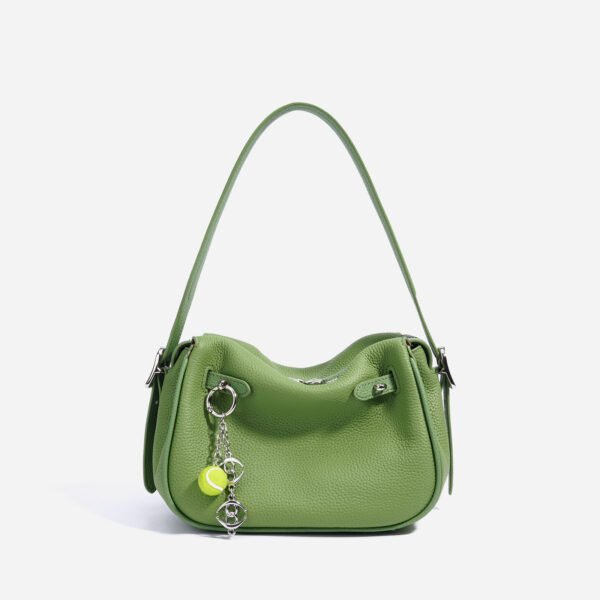 Women's Casual Cowhide Pillow Shoulder Messenger Bag - Image 9