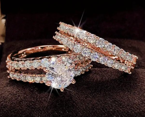 Jeweled Ring Set