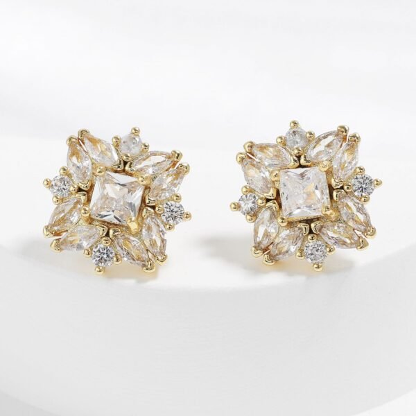 Zircon Women's Fashion High Class Elegant Special Interest Earrings - Image 5