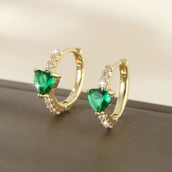European And American Style Luxury Love Round Ear Clip Fashion Trend - Image 5