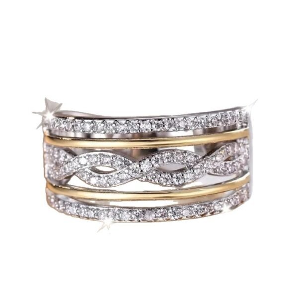Hollow Jeweled Ring