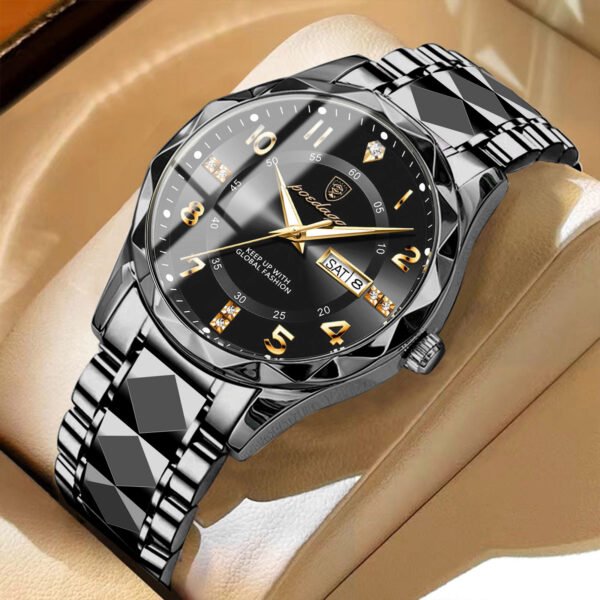 Luxury Waterproof Luminous Quartz New Men's Watch - Image 3