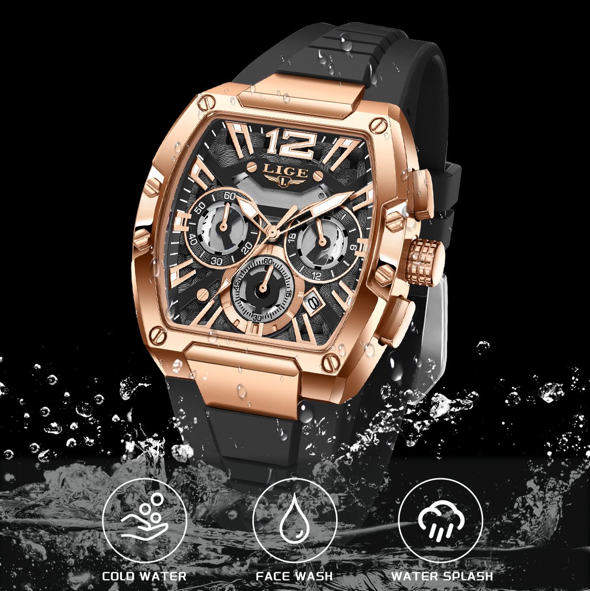Sports Watch Multifunctional Waterproof Luminous Calendar - Image 2