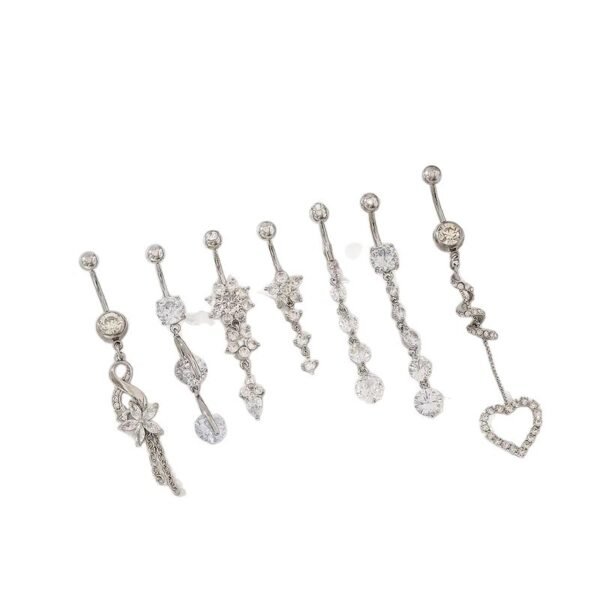 Women's Tassel Stainless Steel Navel Piercing - Image 6